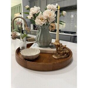 Lying Bunny and Flower Taper Candle Holder, Bronze, 5.75", by My Texas House NEW